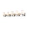 Z-Lite Soledad 5 Light Vanity, Chrome & White 485-5V-CH - alternate 3